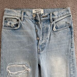 Reformation Light Blue Distressed women’s  Jeans